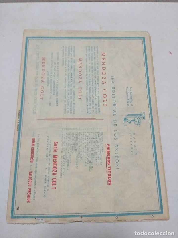 Tebeos: ORIGINAL MENDOZA COLT/EDITORIAL ROLLAN N&ordm;20. - Foto 2