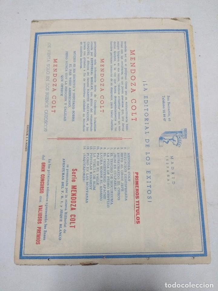 Tebeos: ORIGINAL MENDOZA COLT/EDITORIAL ROLLAN N&ordm;14. - Foto 2