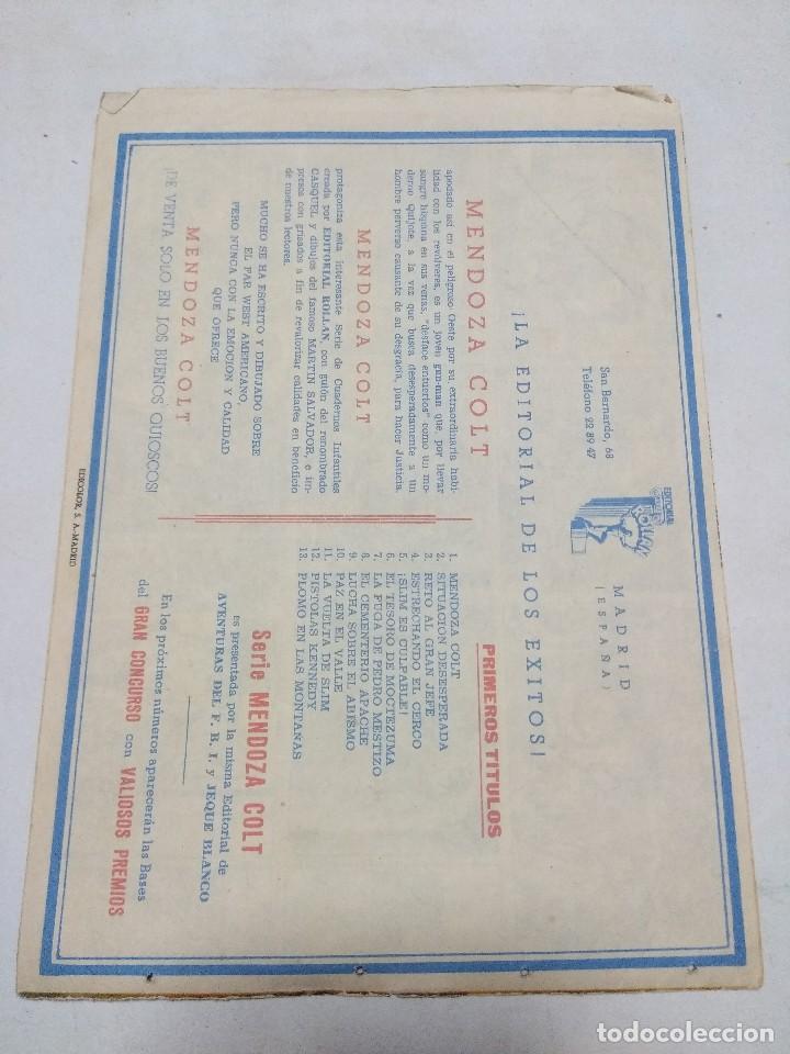 Tebeos: ORIGINAL MENDOZA COLT/EDITORIAL ROLLAN N&ordm;13. - Foto 2