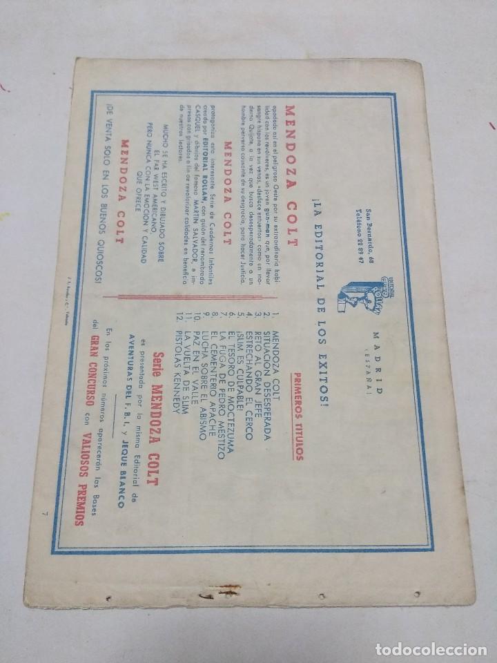 Tebeos: ORIGINAL MENDOZA COLT/EDITORIAL ROLLAN N&ordm;8. - Foto 2
