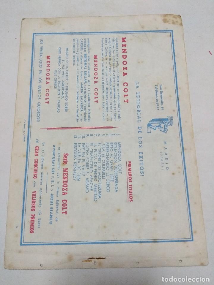 Tebeos: ORIGINAL MENDOZA COLT/EDITORIAL ROLLAN N&ordm;6. - Foto 2