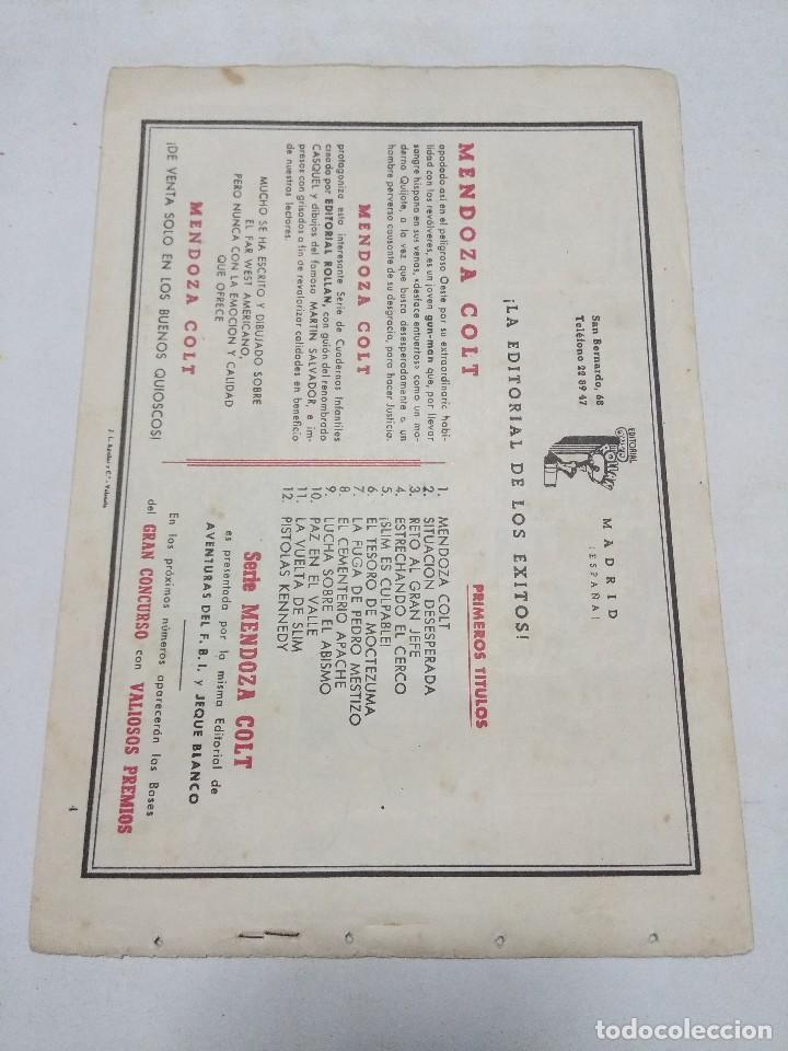 Tebeos: ORIGINAL MENDOZA COLT/EDITORIAL ROLLAN N&ordm;4. - Foto 2