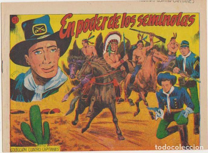 Tebeos: Cuatro Capitanes n&ordm; 31. Grafidea 1954. - Foto 1