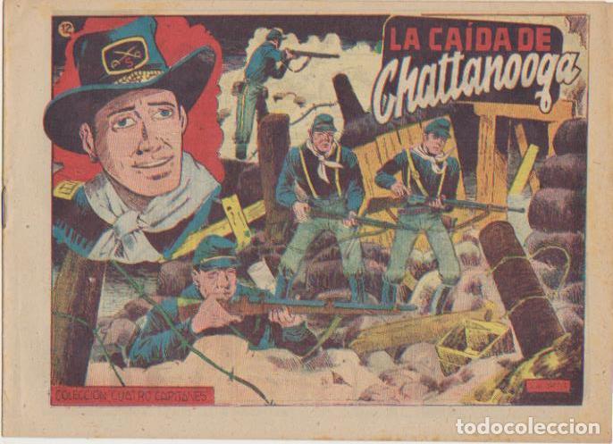 Tebeos: Cuatro Capitanes n&ordm; 12. Grafidea 1954. - Foto 1