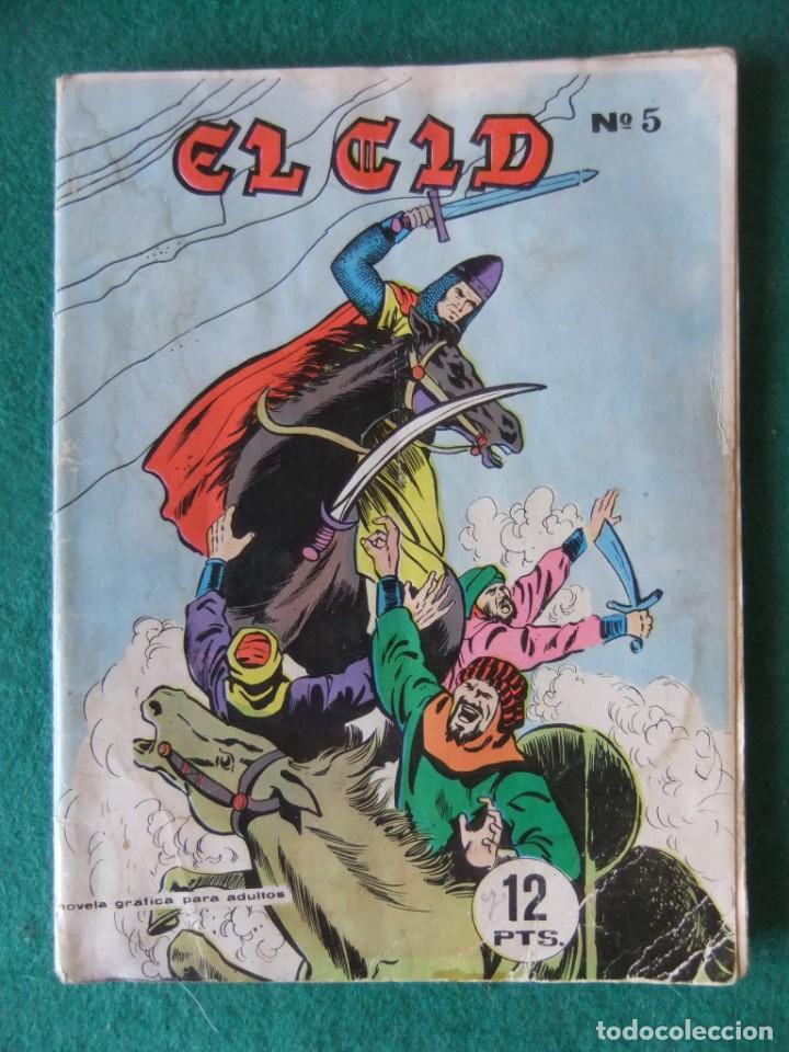 Tebeos: EL CID N&ordm; 5 ULTIMO NUMERO EDICIONES GALAOR - Foto 1