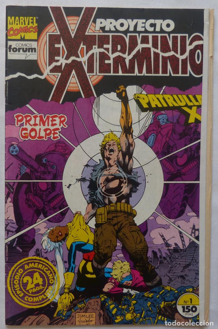 Tebeos: Comic Proyecto Exterminio, Numero 1,Marvel comics,Patrulla X, Stan Lee - Foto 2