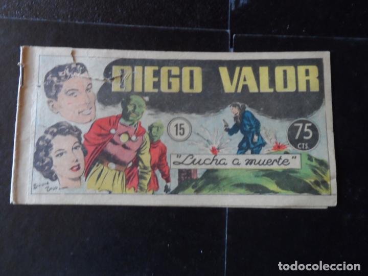 Tebeos: DIEGO VALOR N&ordm; 15 1&ordf; SERIE ORIGINAL EDITORIAL CID - Foto 1