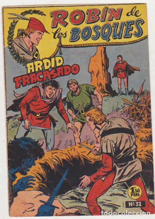 Tebeos: Rob&iacute;n de los Bosques n&ordm; 32. Ferma 1956 - Foto 1