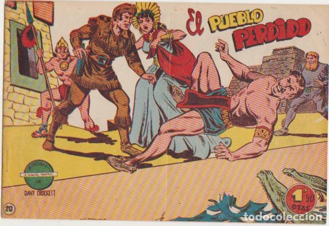Tebeos: Davy Crocket n&ordm; 20. Ferma 1958 - Foto 1