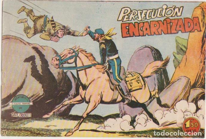 Tebeos: Davy Crocket n&ordm; 23. Ferma 1958. MUY DIF&Iacute;CIL - Foto 1