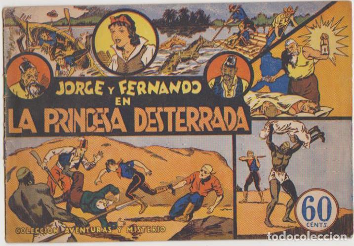 Tebeos: Jorge y Fernando n&ordm; 2. La princesa desterrada. Hispano Americana 1940 - Foto 1
