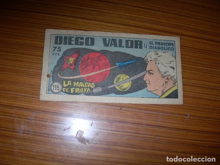 Tebeos: DIEGO VALOR N&ordm; 115   EDITA CID - Foto 1