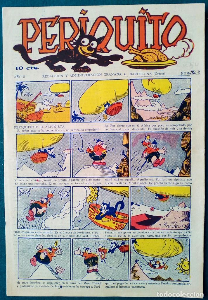 Tebeos: PERIQUITO N&ordm; 54 - 1928 -SIN CORTAR - Foto 1