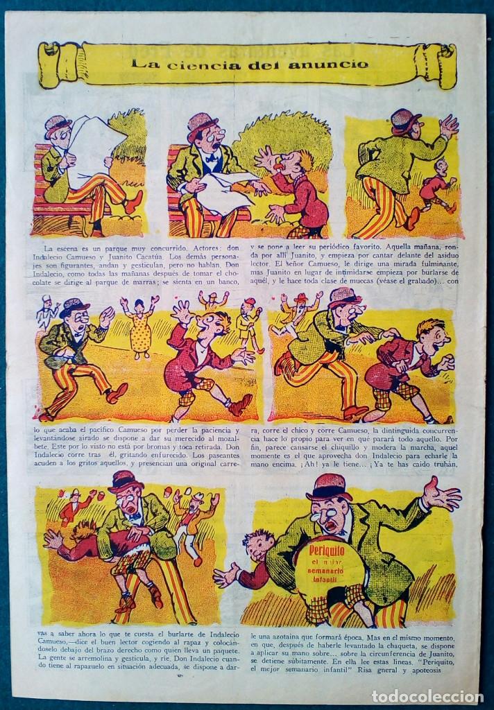 Tebeos: PERIQUITO N&ordm; 54 - 1928 -SIN CORTAR - Foto 2