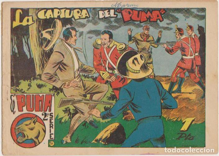 Tebeos: El Puma 2&ordf; n&ordm; 51. Marco 1953. N&uacute;mero Dif&iacute;cil. - Foto 1