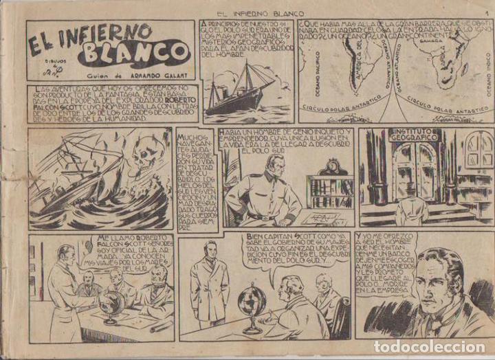 Comics: El Infierno Blanco. Hispano Americana 194?