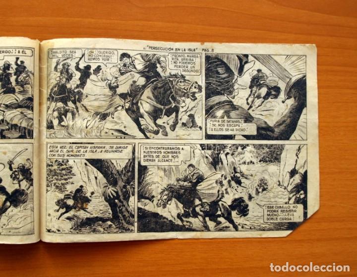 Tebeos: Capit&aacute;n Hispania - N&ordm; 6, Persecuci&oacute;n en la Isla - Editorial Creo 1959 - Foto 5