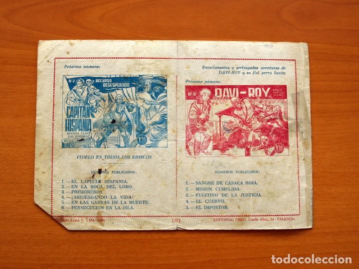 Tebeos: Capit&aacute;n Hispania - N&ordm; 6, Persecuci&oacute;n en la Isla - Editorial Creo 1959 - Foto 7
