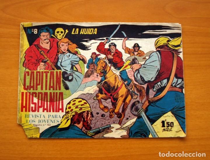 Tebeos: Capit&aacute;n Hispania - N&ordm; 8, La huida - Editorial Creo 1959 - Foto 1