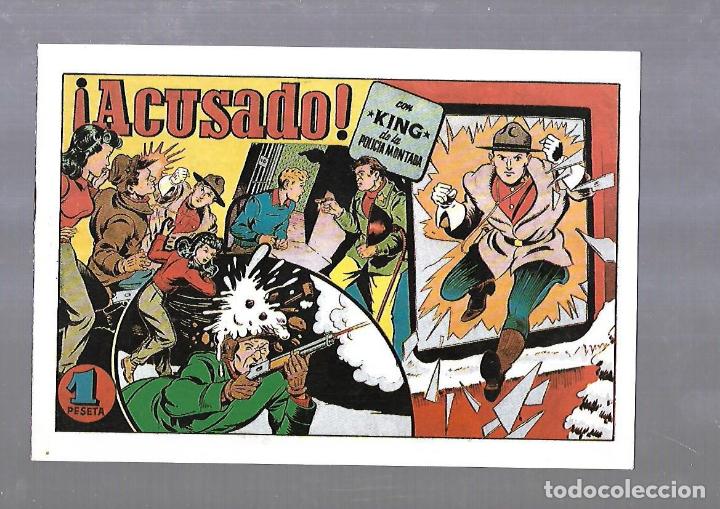 Tebeos: TEBEO. REEDICION. &iexcl;ACUSADO! CON KING DE LA POLICIA MONTADA. - Foto 1