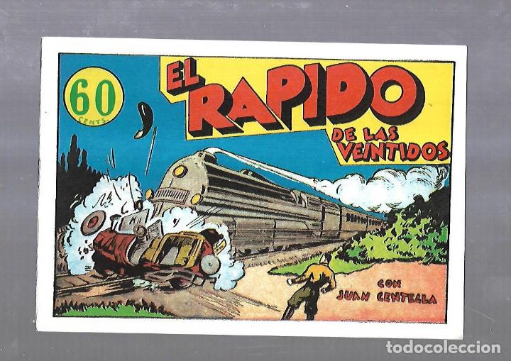 Tebeos: TEBEO. REEDICION. EL RAPIDO DE LAS VEINTIDOS CON JUAN CENTELLA. - Foto 1