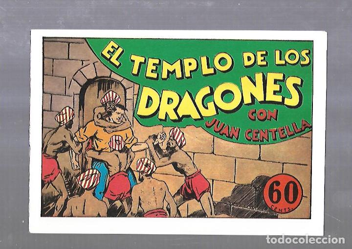 Tebeos: TEBEO. REEDICION. EL TEMPLO DE LOS DRAGONES CON JUAN CENTELLA. - Foto 1