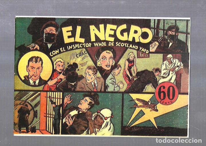 Tebeos: TEBEO. REEDICION. EL NEGRO CON EL INSPECTOR WADE DE SCOTLAND YARD. - Foto 1