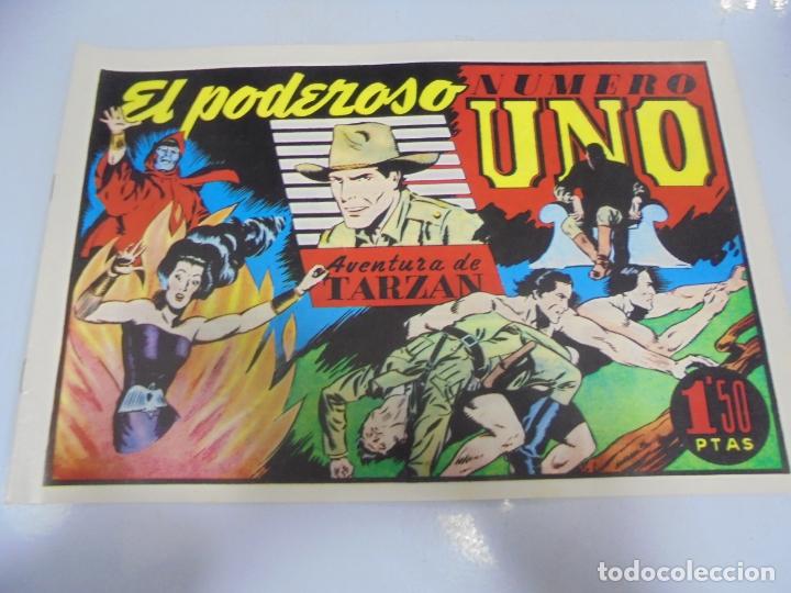 Tebeos: TEBEO. REEDICION. EL PODEROSO NUMERO UNO. AVENTURA DE TARZAN. 31 X 21CM - Foto 1