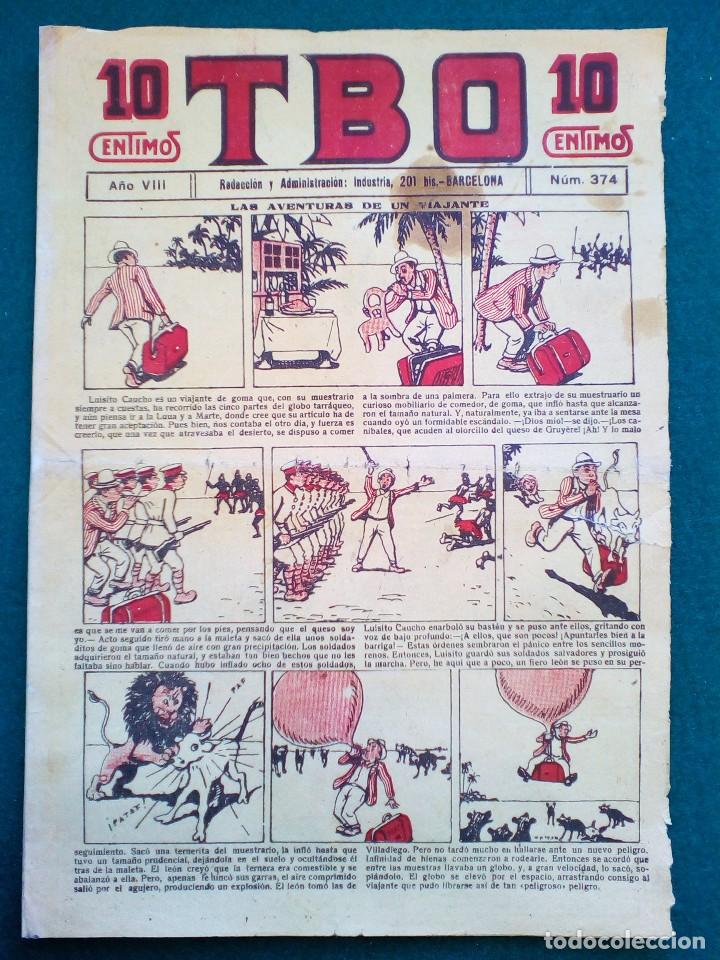 Tebeos: T B O N&ordm; 374 - A&Ntilde;O VIII - Foto 1