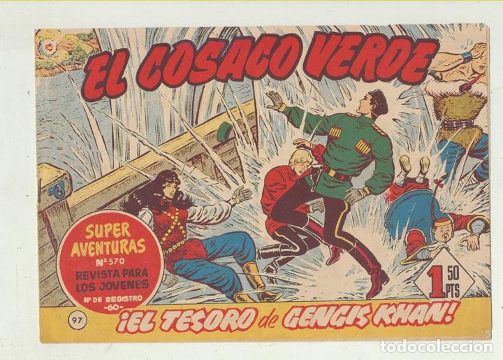 Tebeos: El Cosaco Verde n&ordm; 97. Bruguera 1960 - Foto 1