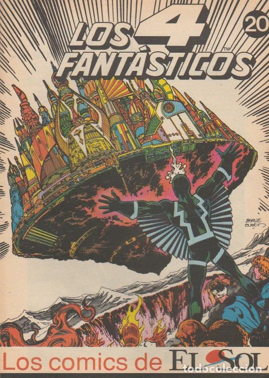 Tebeos: Los C&oacute;mics de El Sol. El Sol 1990. N&ordm; 20 Los 4 Fant&aacute;sticos - Foto 1