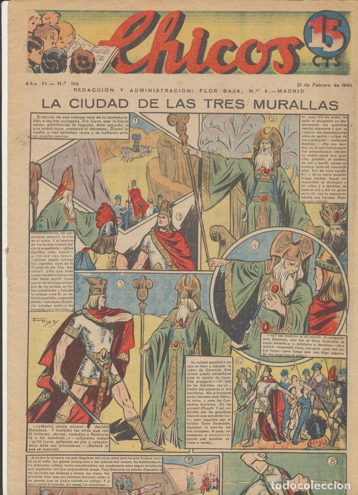 Tebeos: Chicos n&ordm; 103. C. Gil 1938 - Foto 1