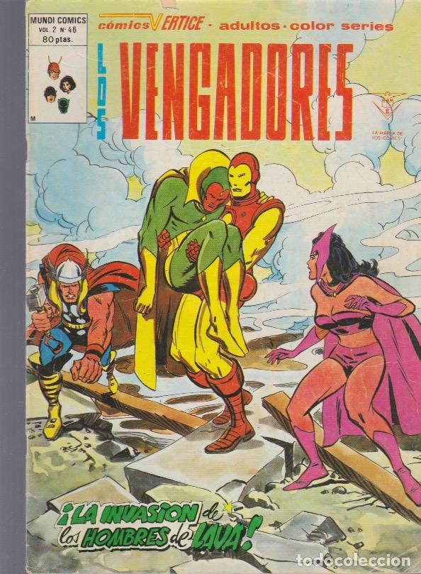 Tebeos: Los Vengadores v2. V&eacute;rtice 1974. N&ordm; 46 - Foto 1