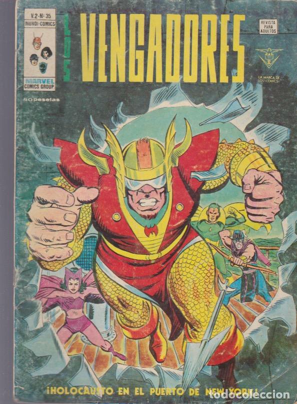 Tebeos: Los Vengadores v2. V&eacute;rtice 1974. N&ordm; 35 - Foto 1