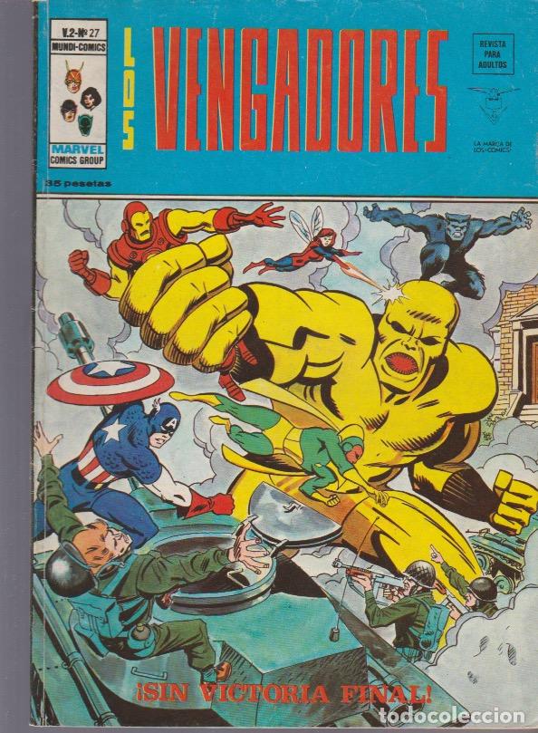 Tebeos: Los Vengadores v2. V&eacute;rtice 1974. N&ordm; 27 - Foto 1