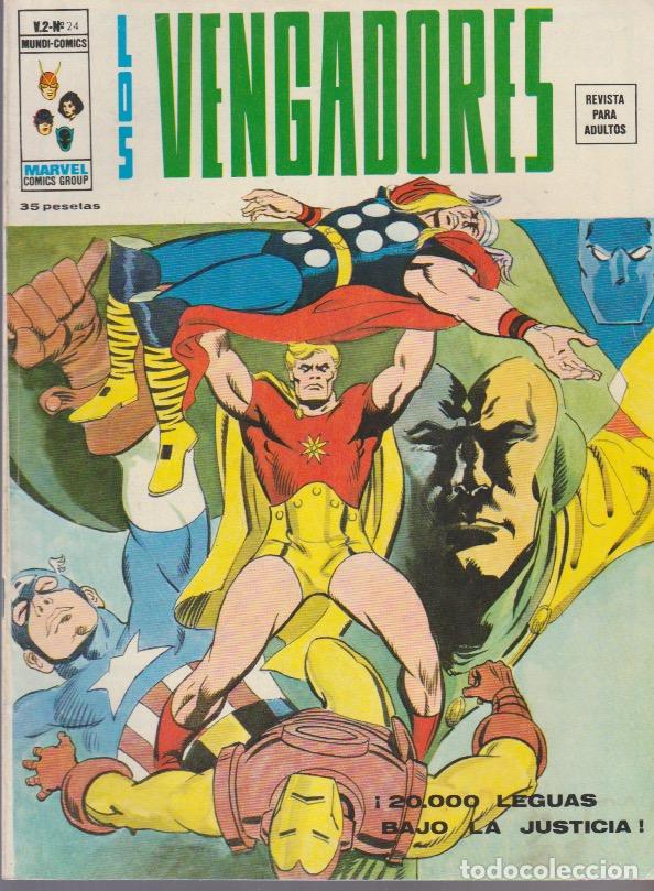Tebeos: Los Vengadores v2. V&eacute;rtice 1974. N&ordm; 24 - Foto 1