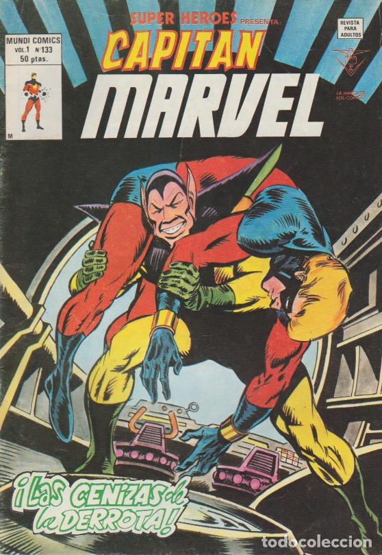 Tebeos: Super Heroes v2. V&eacute;rtice 1974. N&ordm; 132 Capit&aacute;n Marvel - Foto 1