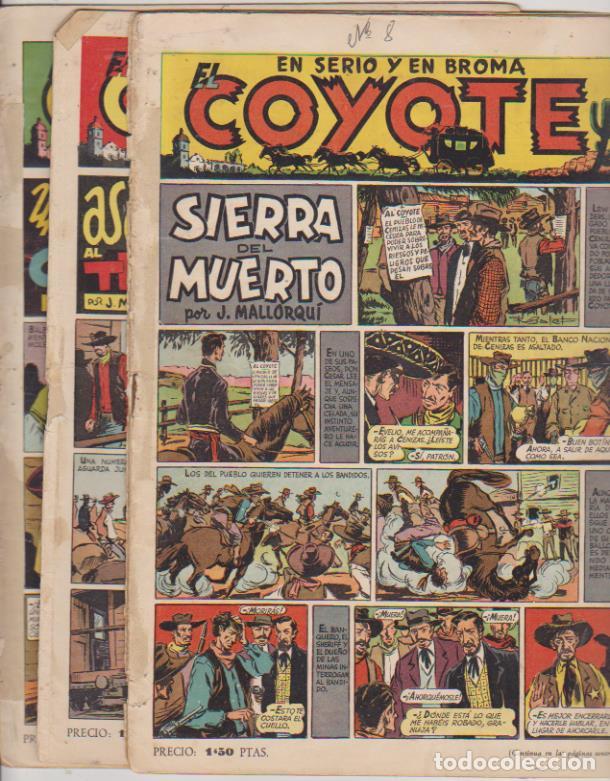 Tebeos: El Coyote n&ordm; 6,8 y 9. Cliper 1947 - Foto 1