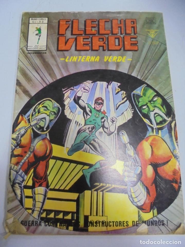 Tebeos: TEBEO. FLECHA VERDE. V.1 N&ordm; 3. LINTERNA VERDE - Foto 1