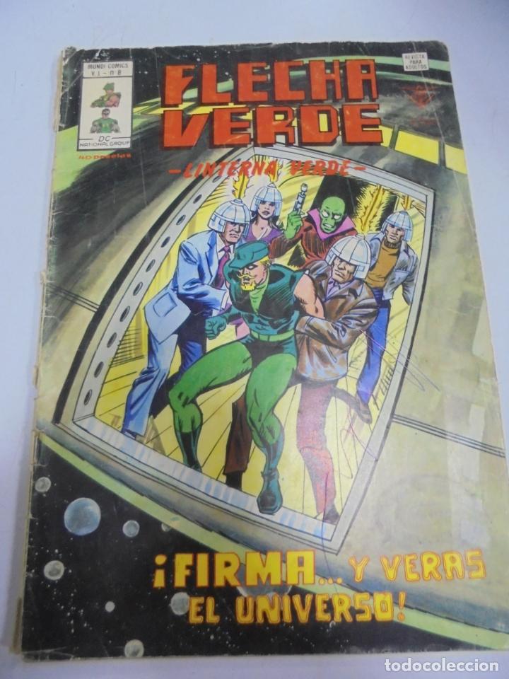 Tebeos: TEBEO. FLECHA VERDE. V.1 N&ordm; 8. LINTERNA VERDE - Foto 1