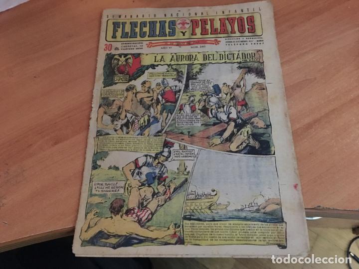 Tebeos: FLECHAS Y PELAYOS N&ordm; 240 11 JULIO 1943 (COM17) - Foto 1