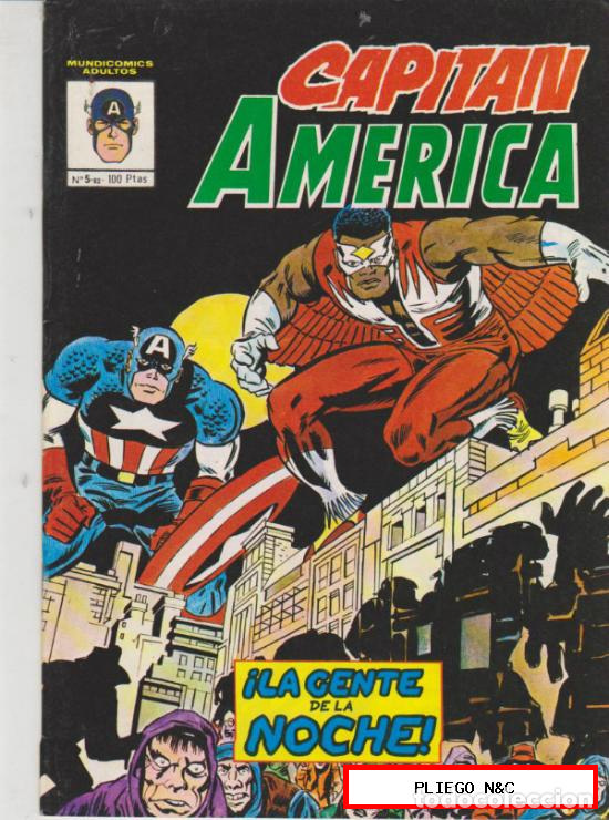 Tebeos: Capit?n Am?rica. V?rtice 1981. N&frac14; 5