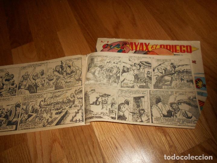Tebeos: 2 COMICS AYAX EL GRIEGO N&ordm;S 2 Y 7 ORIGINALES BUEN ESTADO - Foto 4