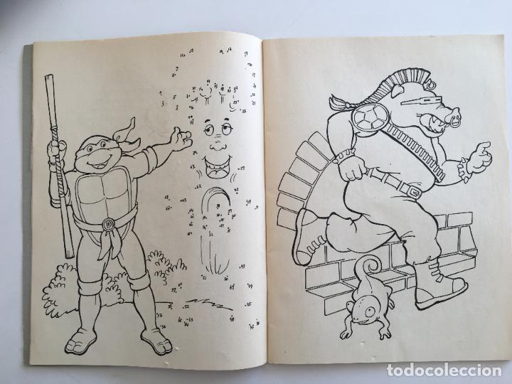 Tebeos: TORTUGAS NINJA, PINTA I COLOREA DE EDICIONES ZINCO SA - Foto 4