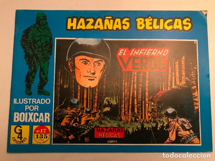Tebeos: HAZA&Ntilde;AS BELICAS APAISADO N&ordm; 17. G4 EDICIONES 1987