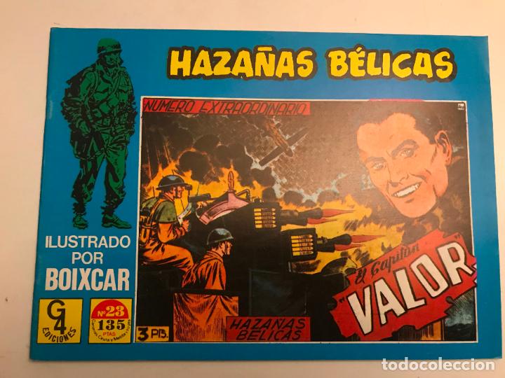 Tebeos: HAZA&Ntilde;AS BELICAS APAISADO N&ordm; 23. G4 EDICIONES 1987