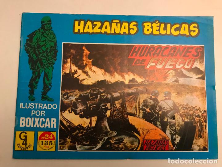 Tebeos: HAZA&Ntilde;AS BELICAS APAISADO N&ordm; 24 ULTIMO NUMERO. G4 EDICIONES 1987