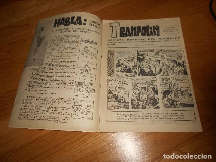 Tebeos: TEBEO TRAMPOLIN N&ordm; 140 REVISTA MENSUAL DEL MUCHACHO - Foto 2