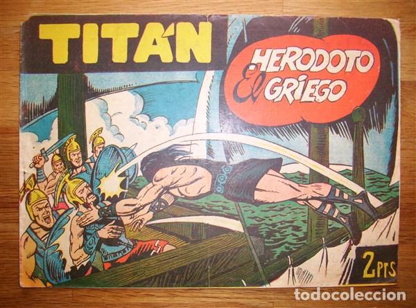 Tebeos: TIT&Aacute;N. N&uacute;m. 23 : Herodoto el griego. - Ediciones Acr&oacute;polis - Foto 1
