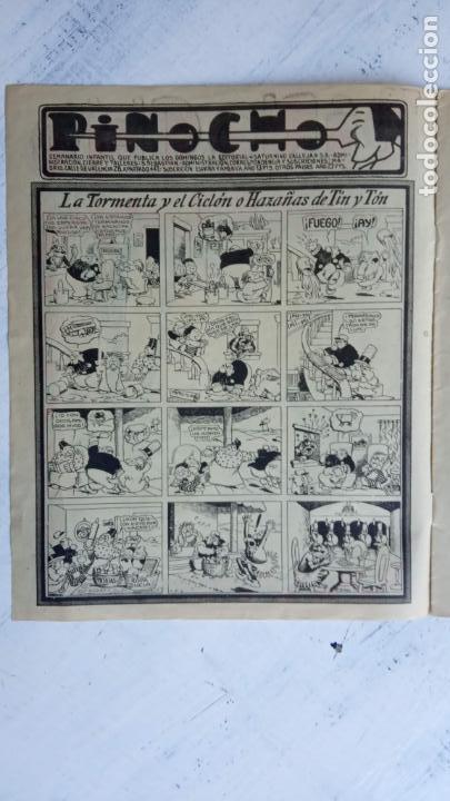 Tebeos: PINOCHO ORIGINAL N&ordm; 345 - 1931 - COMO NUEVO - Foto 5